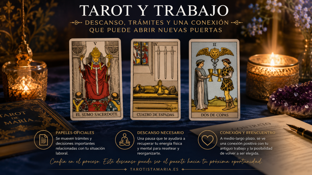 Tarot y trabajo, ¿dejar un empleo para cobrar el paro o regresar a un antiguo trabajo?